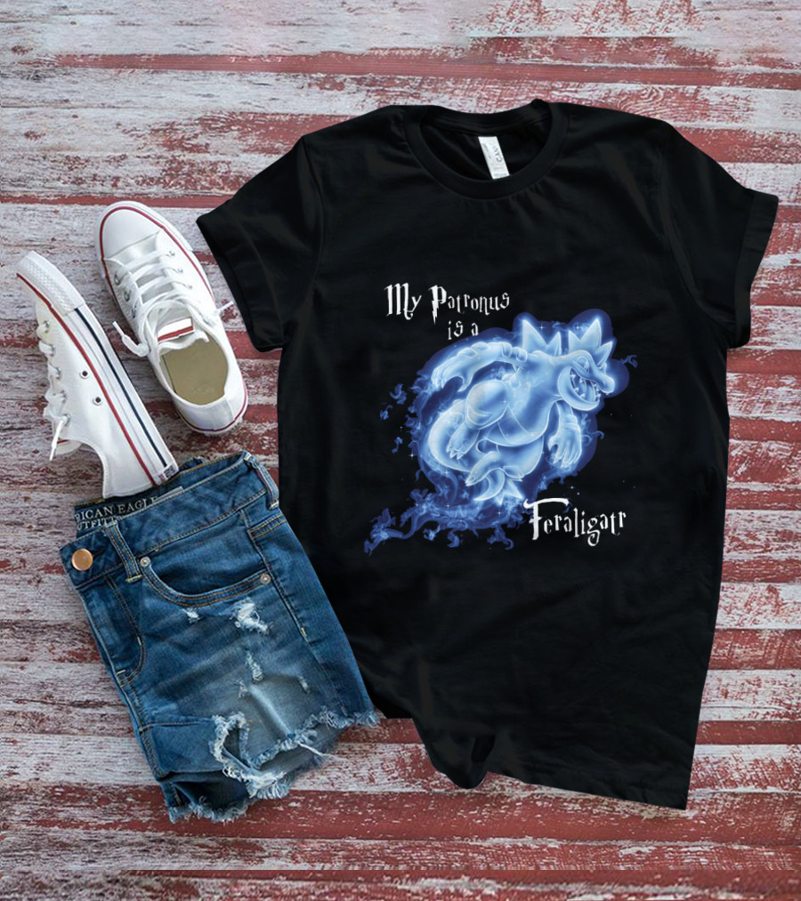 My Patronus Is A Feraligatr Pokemon Patronus T-Shirt