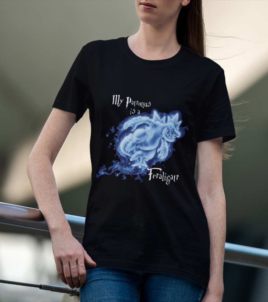My Patronus Is A Feraligatr Pokemon Patronus T-Shirt