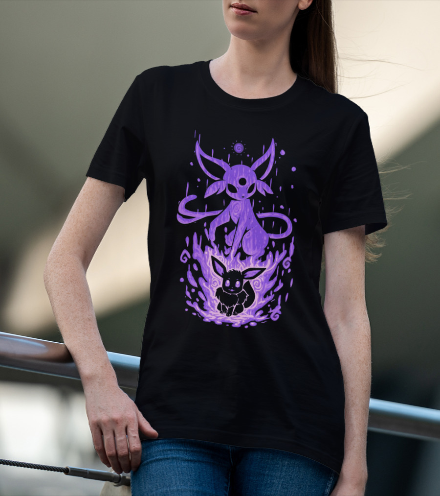 EVOLUTION POKEMON ESPEON EEVEE TRANSFORMATION T-Shirt