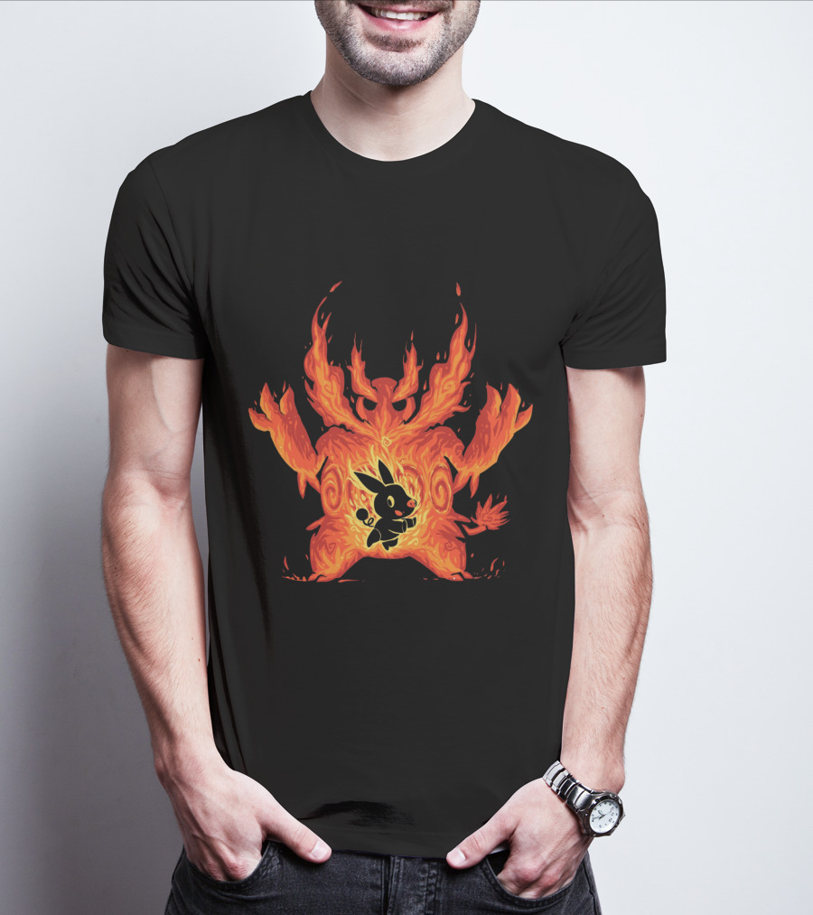 POKEMON TEPIG INTO EMBOAR FLAME EVOLUTION T-Shirt
