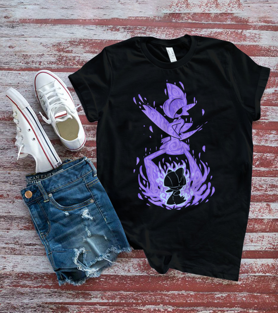 EVOLUTION POKEMON GALLADE SHADOW PURPLE TRANSFORMATION T-Shirt
