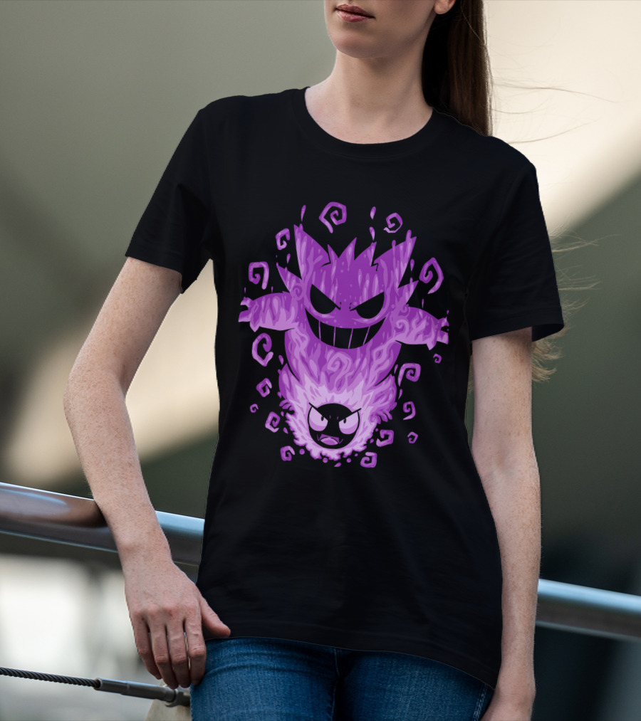EVOLUTION POKEMON GENGAR GASTLY T-Shirt