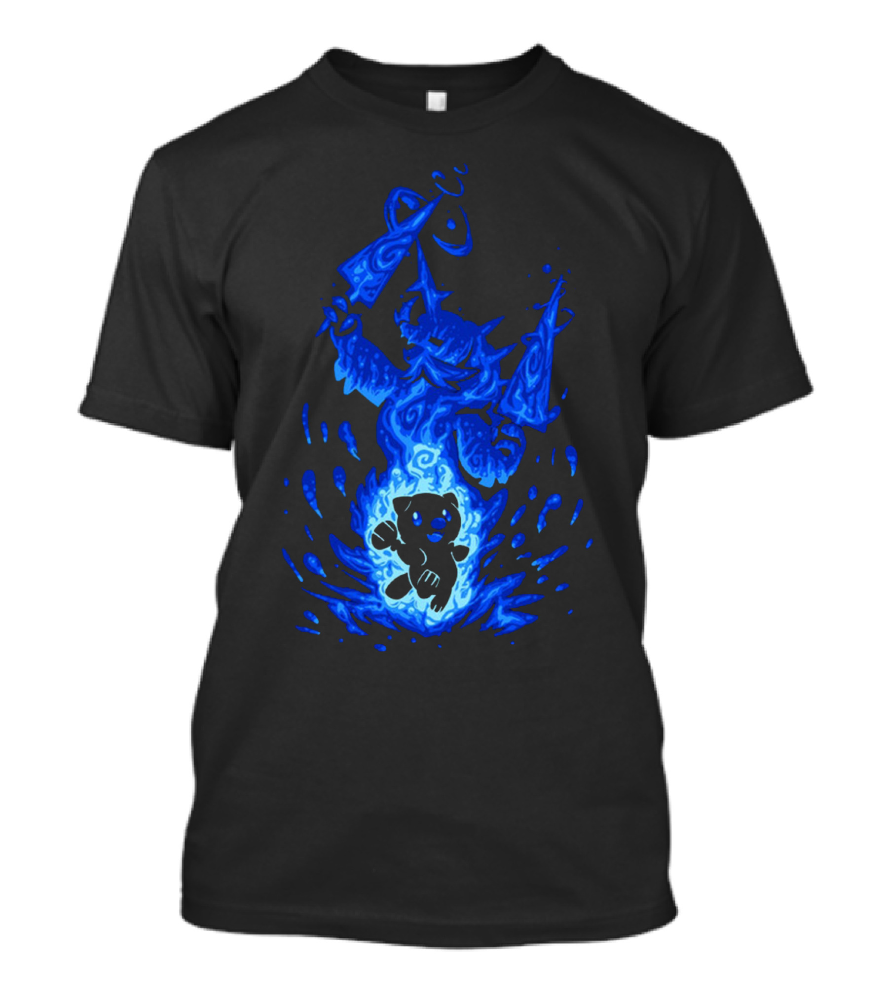 Samurott Evolution Inspired By Blue Flame And Water T-Shirt