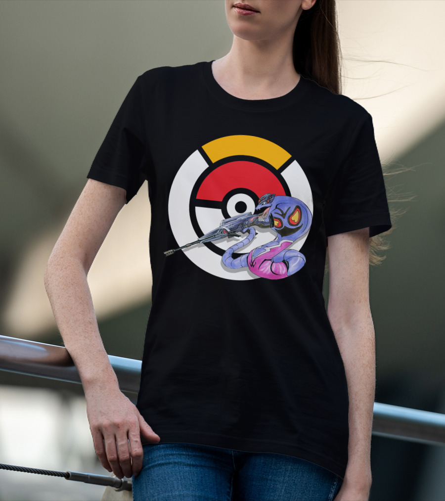POKEMON X ARBOK X OVERWATCH WIDOWMAKER MASHUP T-Shirt