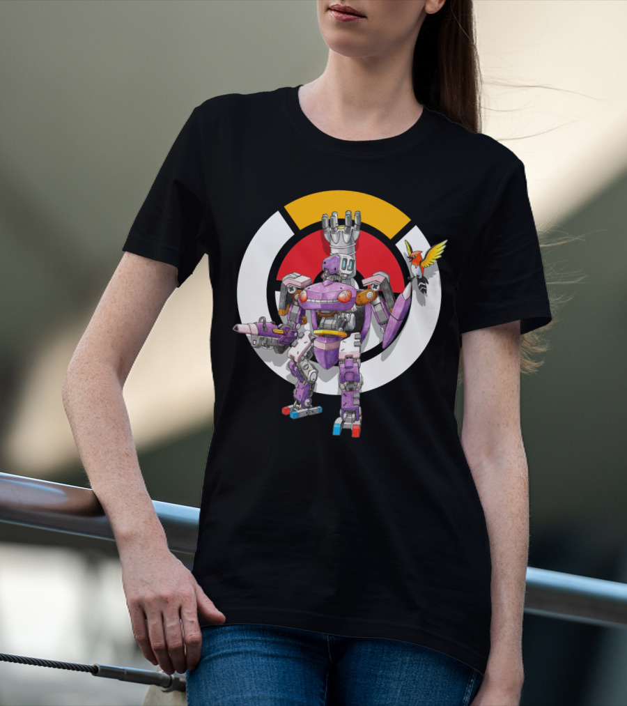 POKEMON X OVER GENESECT X BASTION MECH CROSSOVER T-Shirt
