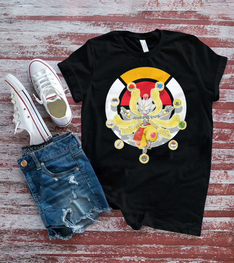 POKEMON X OVERWATCH MEGA MEDICHAM ZENYATTA CROSSOVER T-Shirt