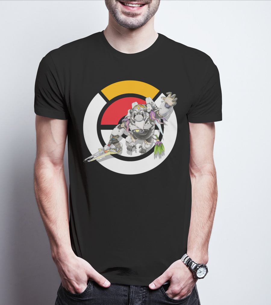 Pokémon Overwatch Crossover Oranguru Winston Pokémon Ball T-Shirt