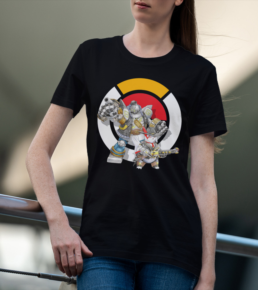 POKEMON X OVERWATCH ZANGOOSE TORBJORN MECHA T-Shirt