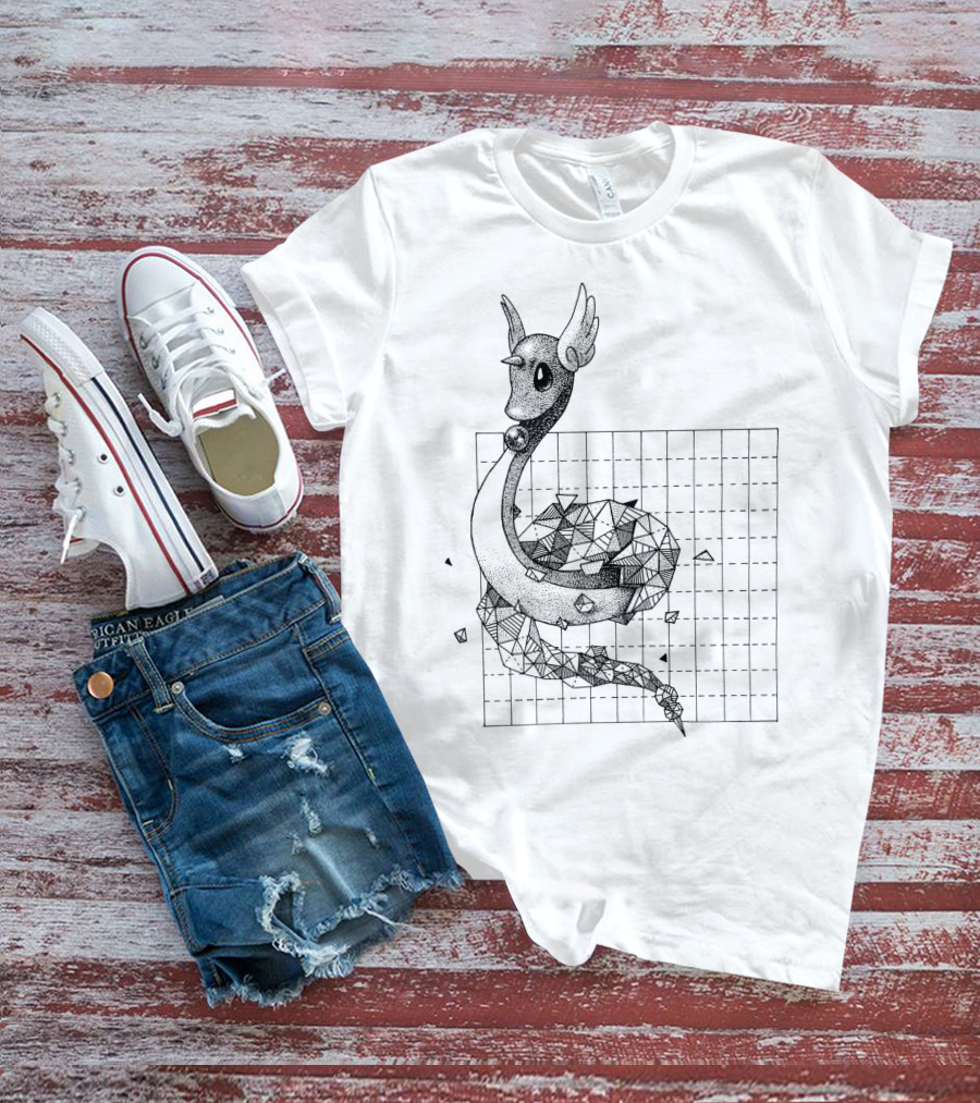 Pokémon Geometric Dragonair T-Shirt