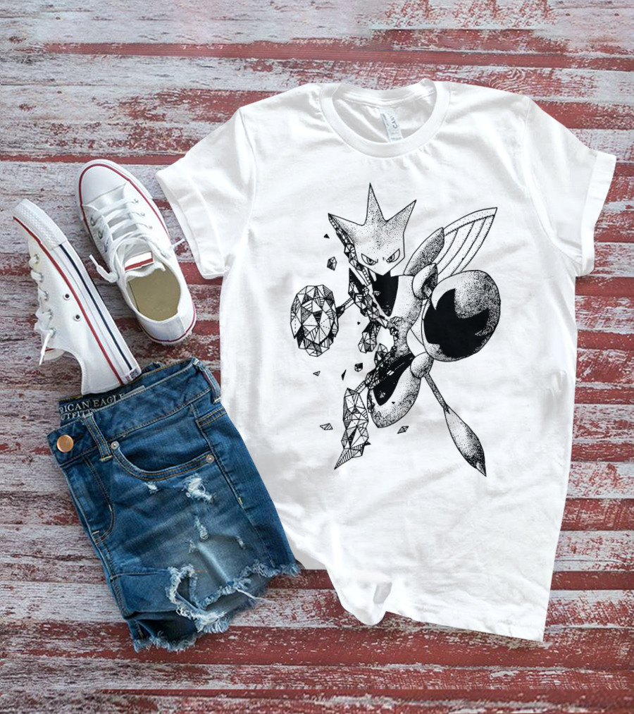 GEOMETRIC SCIZOR POKEMON DOTTED T-Shirt