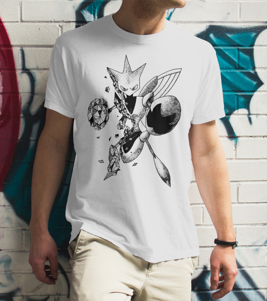 GEOMETRIC SCIZOR POKEMON DOTTED T-Shirt