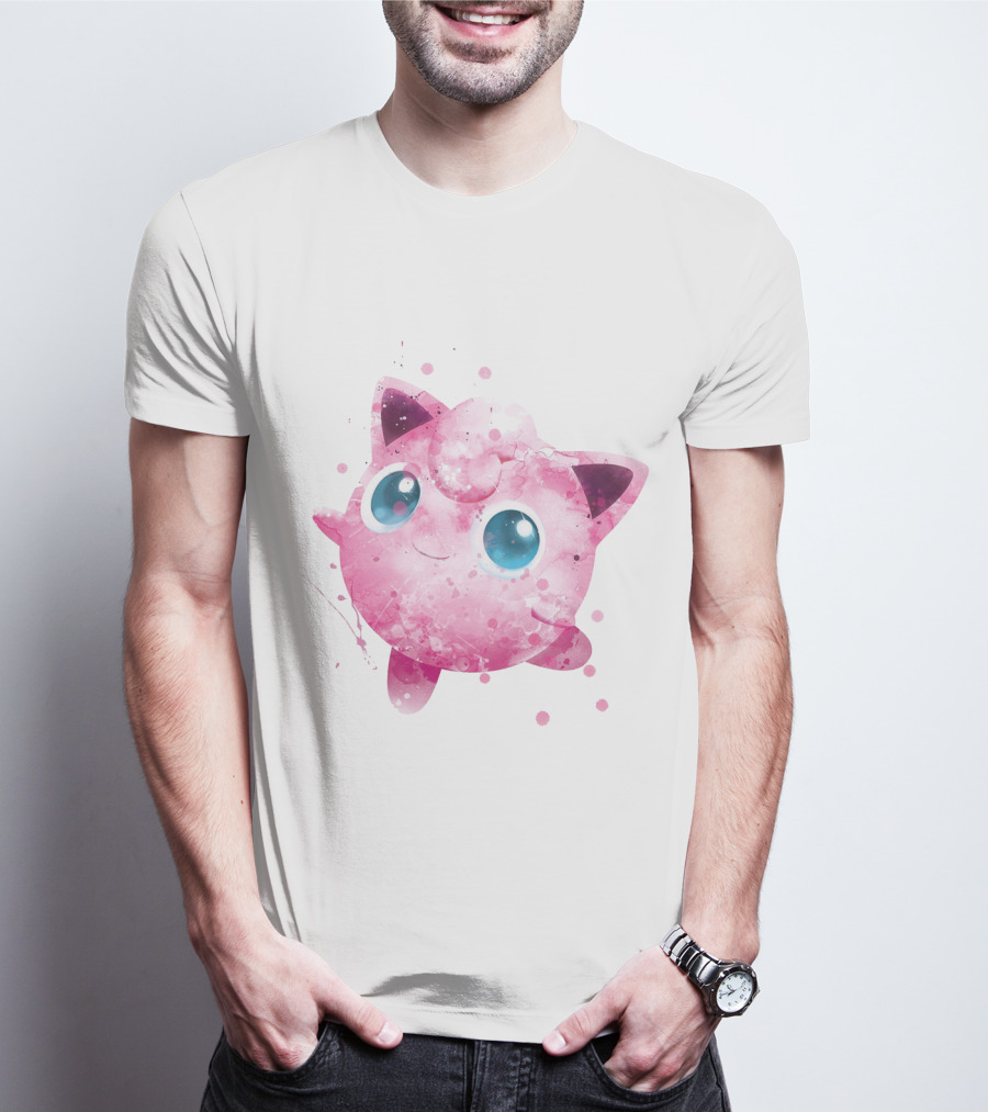 WATERCOLOR JIGGLYPUFF POKEMON POKE T-Shirt