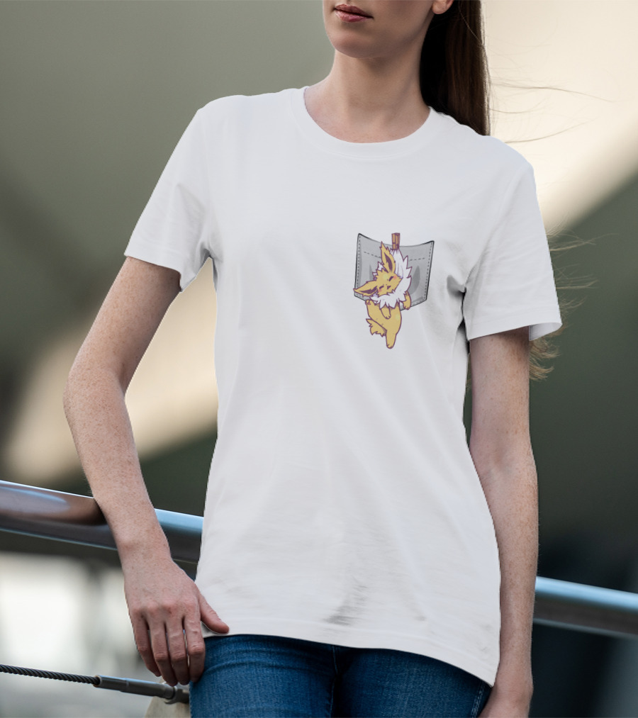 JOLTEON POKEMON POCKET HANGING COMPANION T-Shirt