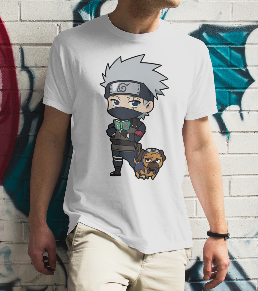 Kakashi Dog Chibi Ninja Fan T-Shirt