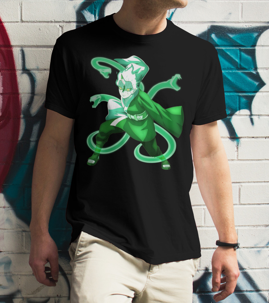 Mitsuki Orochimaru Anakins Striking Green Aura Power Form T-Shirt