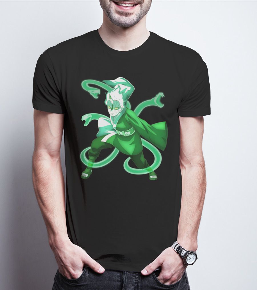 Mitsuki Orochimaru Anakins Striking Green Aura Power Form T-Shirt