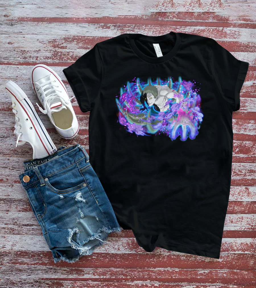 Zetsu Pastel Aura With Purple And Blue Energy Burst T-Shirt