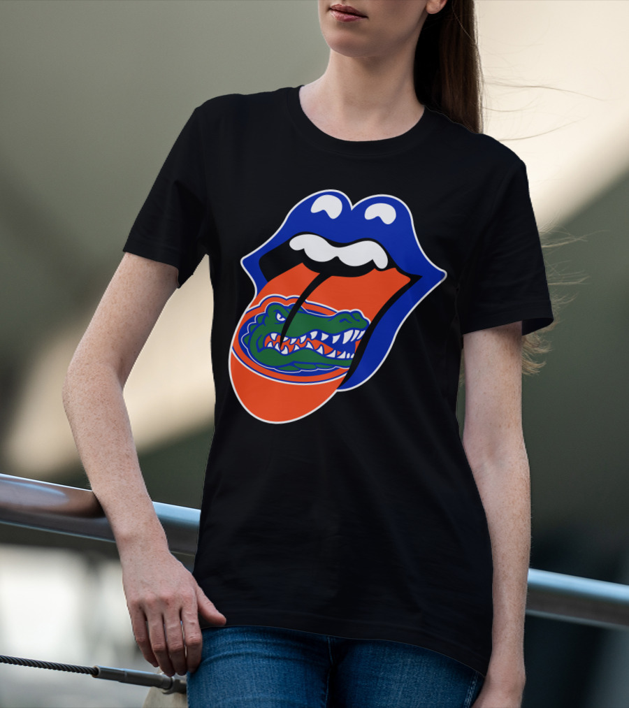 Rolling Stones Florida Gators Rolling Tongue T-Shirt