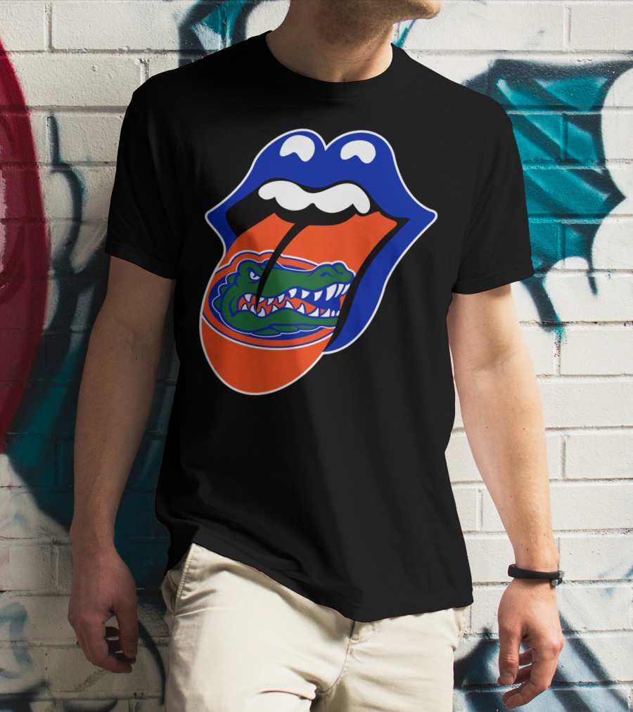 Rolling Stones Florida Gators Rolling Tongue T-Shirt