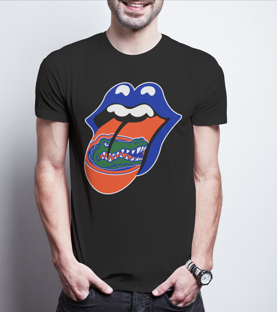 Rolling Stones Florida Gators Rolling Tongue T-Shirt
