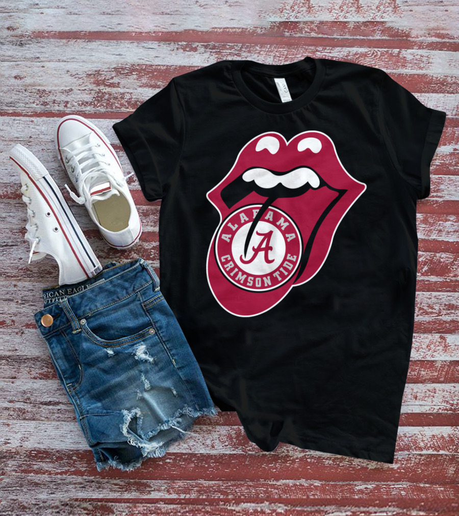 Alabama Crimson Tide Rt Edition Iconic Tongue T-Shirt