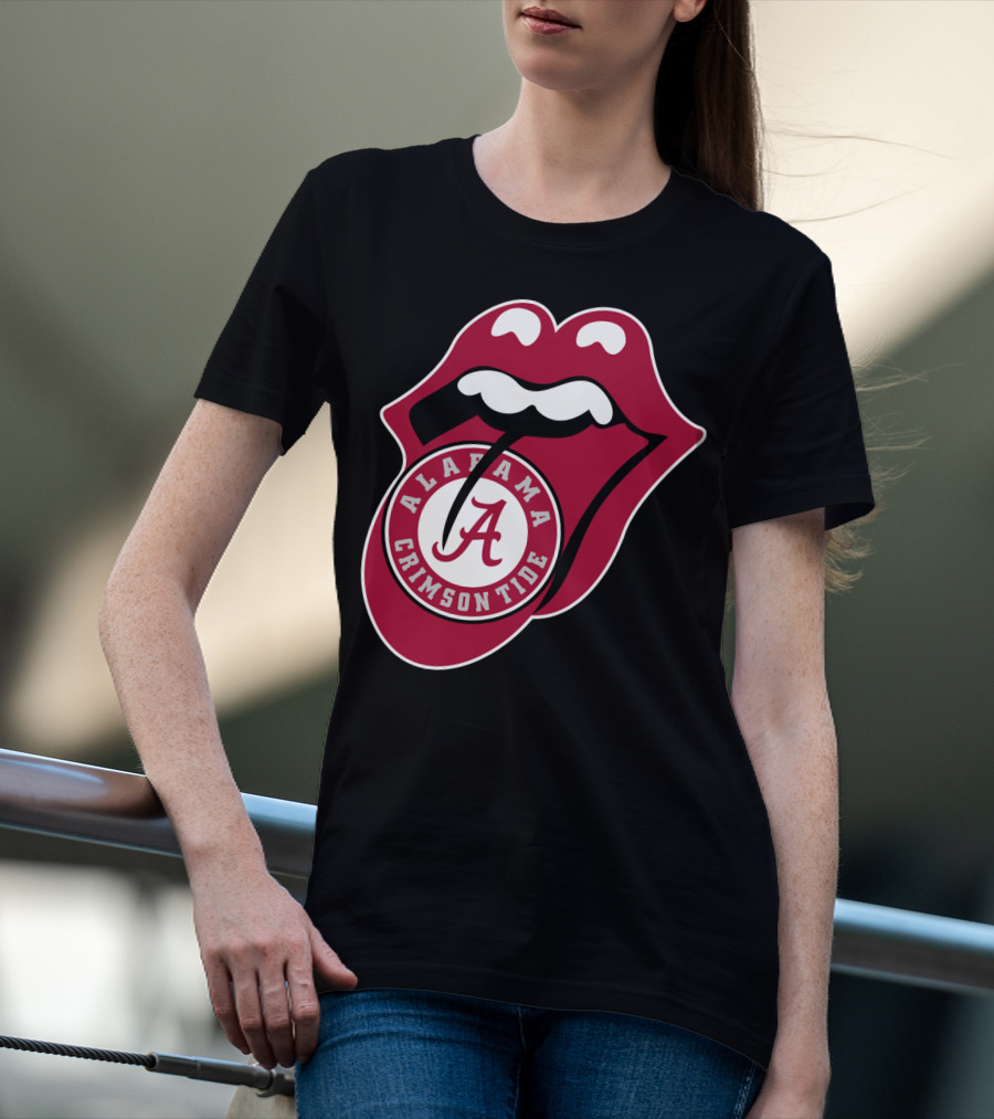 Alabama Crimson Tide Rt Edition Iconic Tongue T-Shirt