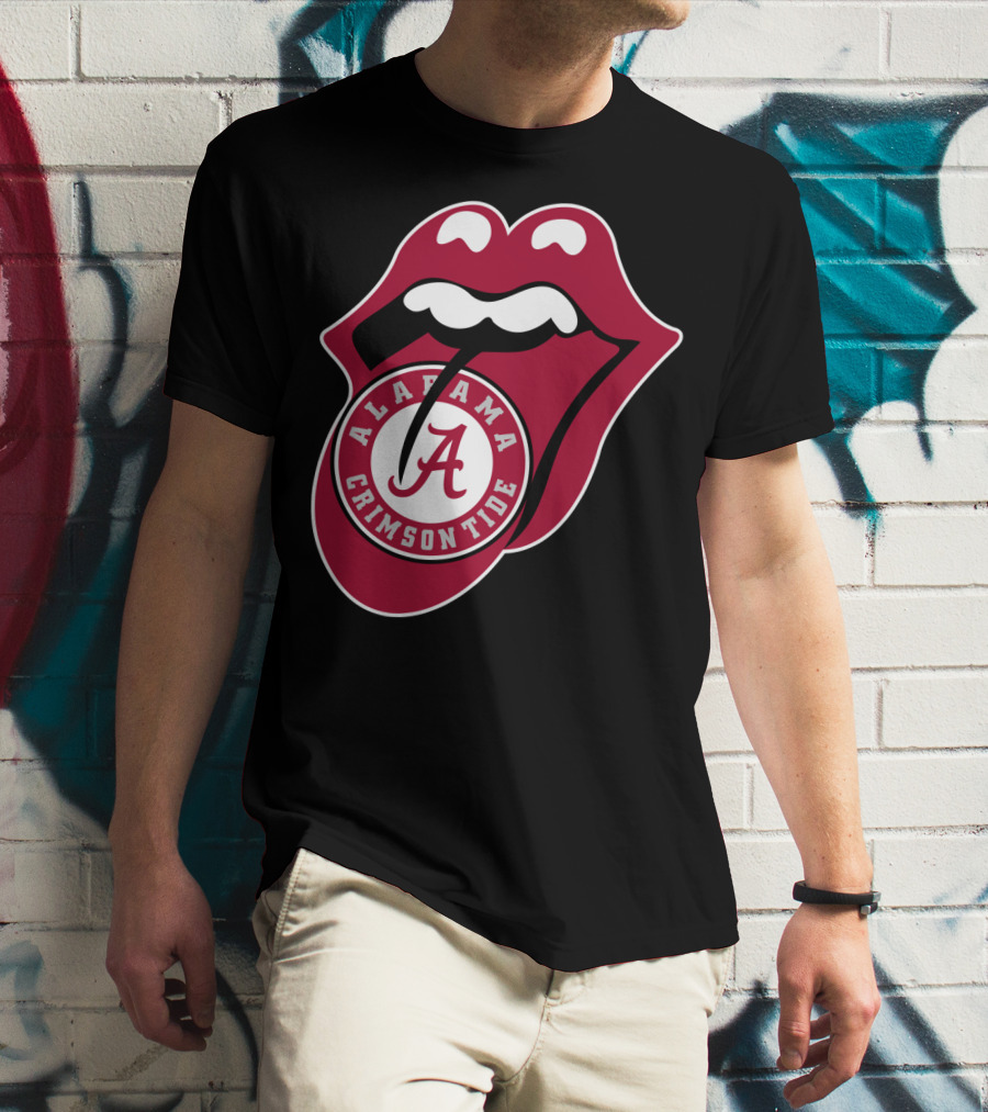 Alabama Crimson Tide Rt Edition Iconic Tongue T-Shirt