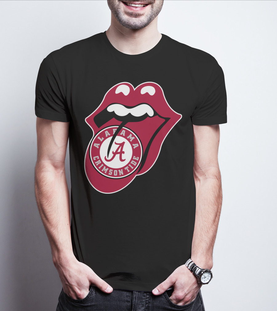Alabama Crimson Tide Rt Edition Iconic Tongue T-Shirt