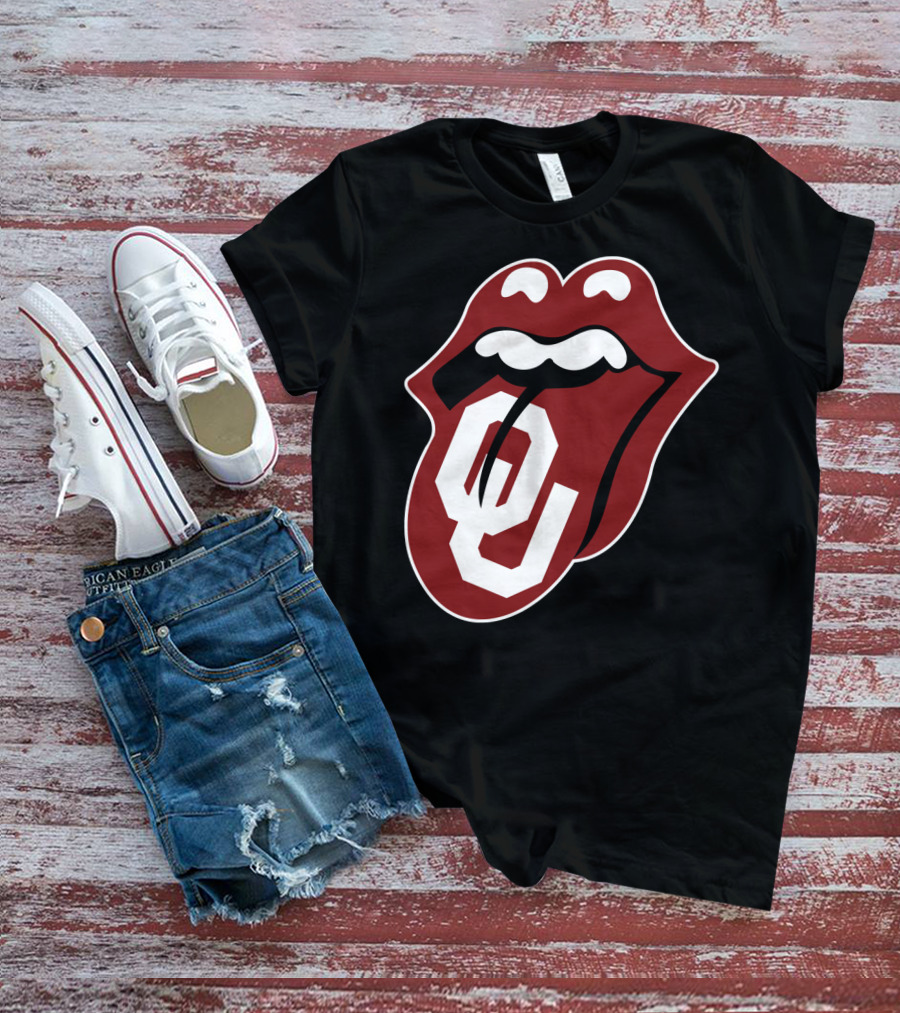 Oklahoma Sooners Rolling Stones T-Shirt