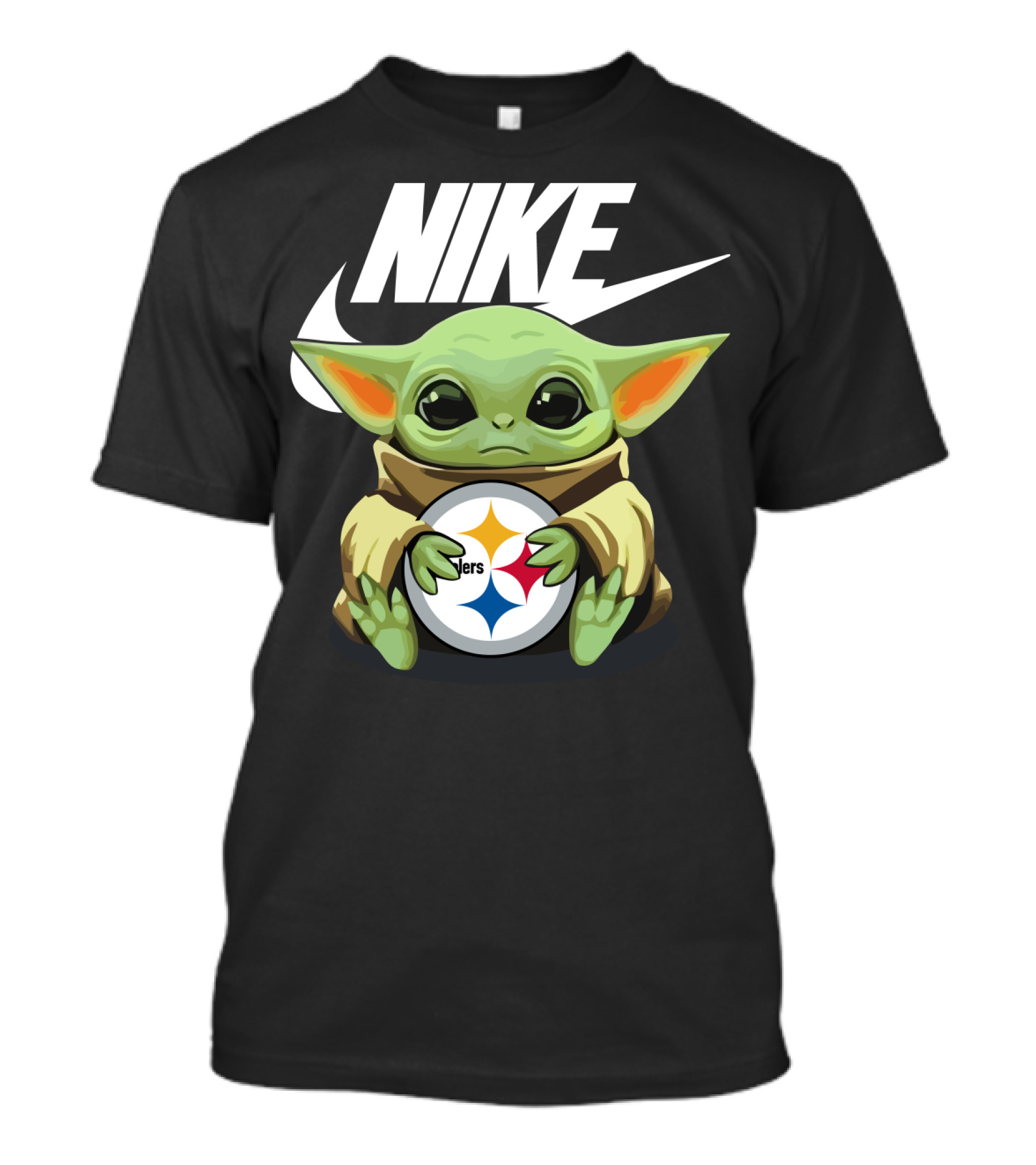 Nike Baby Yoda Steelers T-Shirt