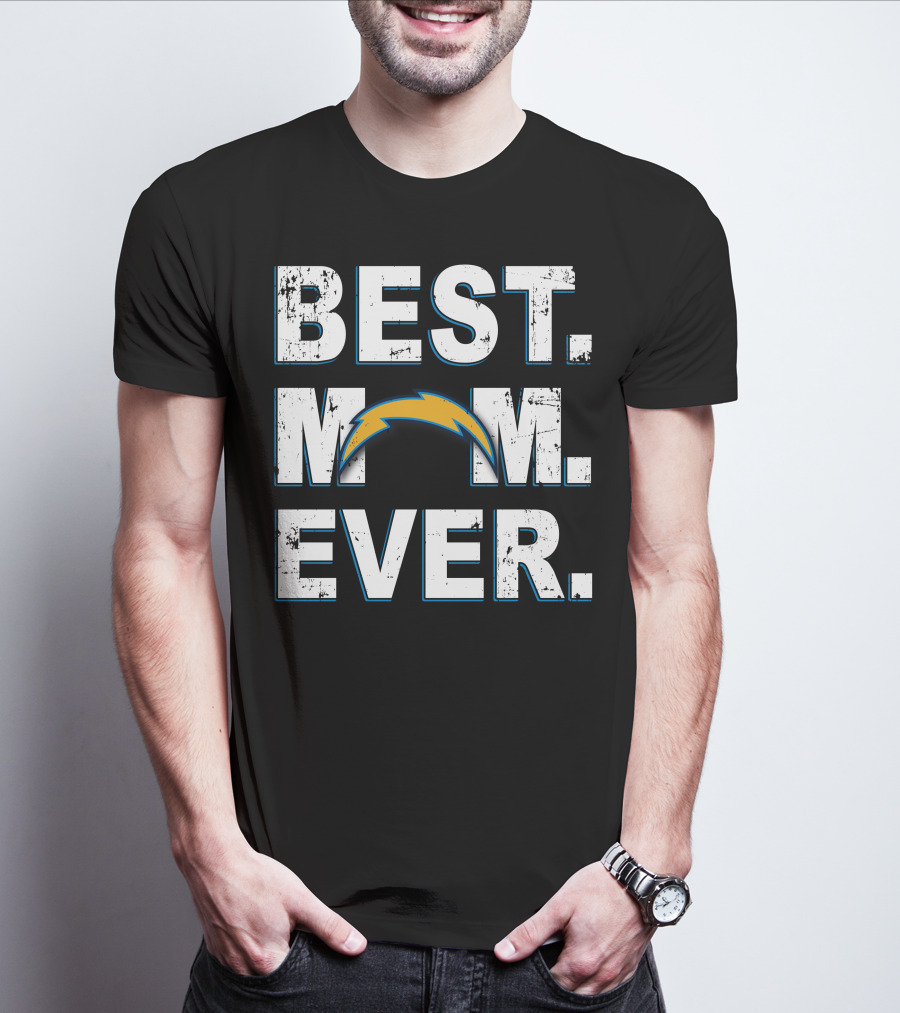 BEST MOM EVER LOS ANGELES CHARGERS T-Shirt