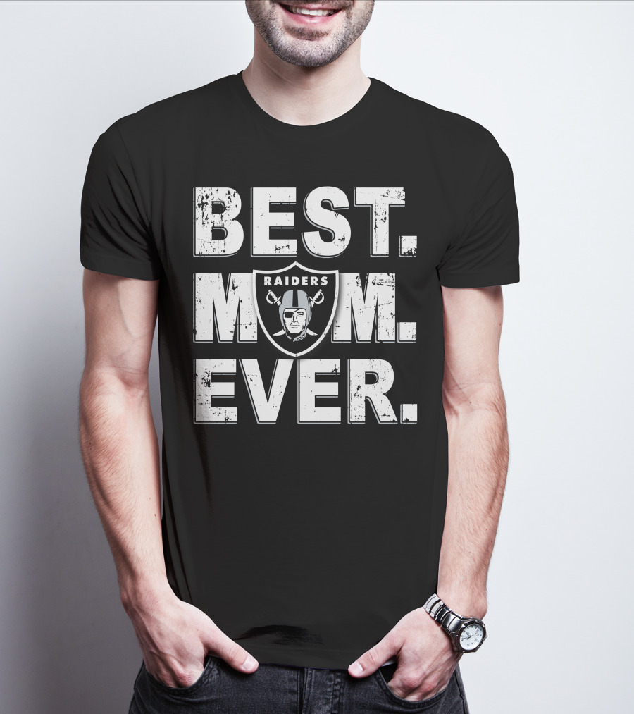 Best Mom Ever Raiders Fan T-Shirt