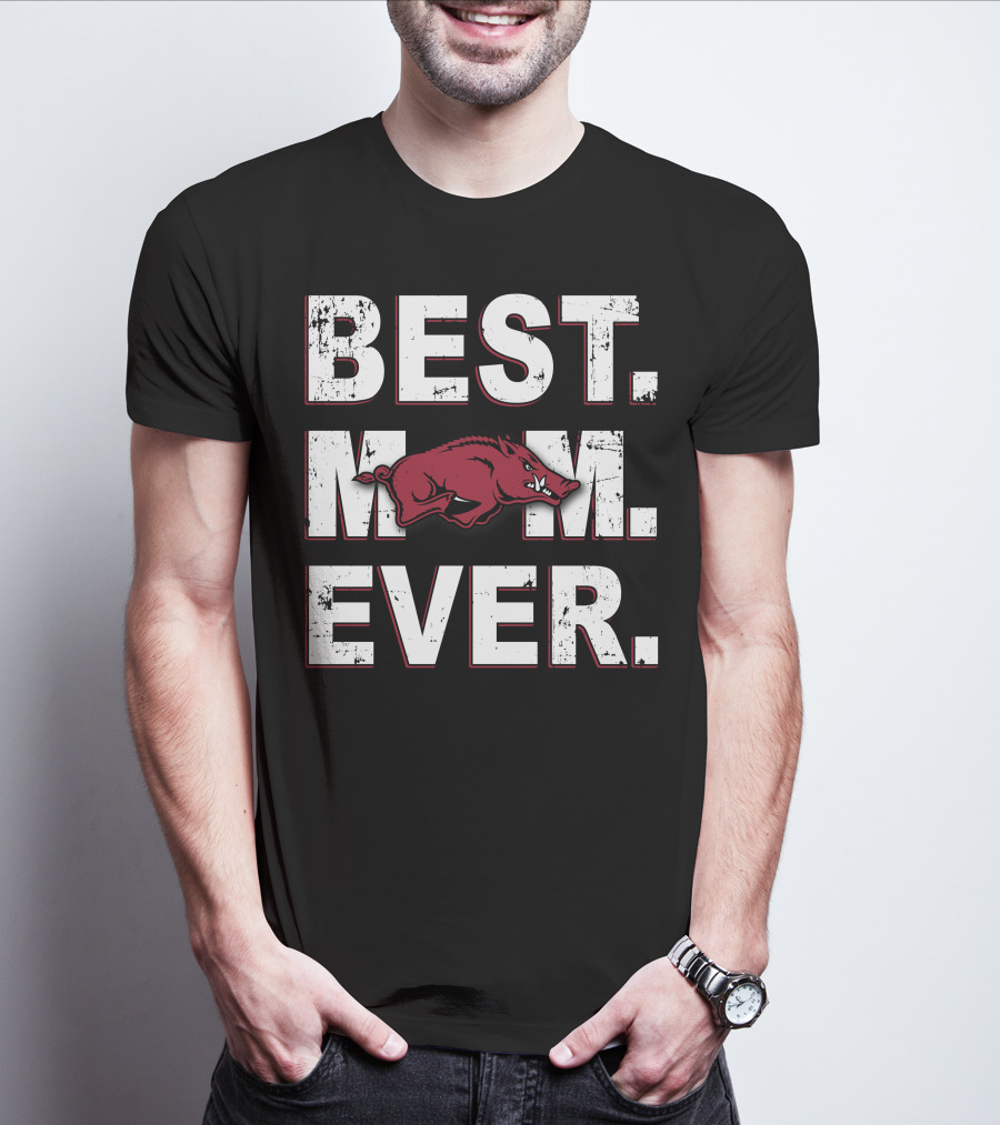 Best Mom Ever Arkansas Razorbacks T-Shirt