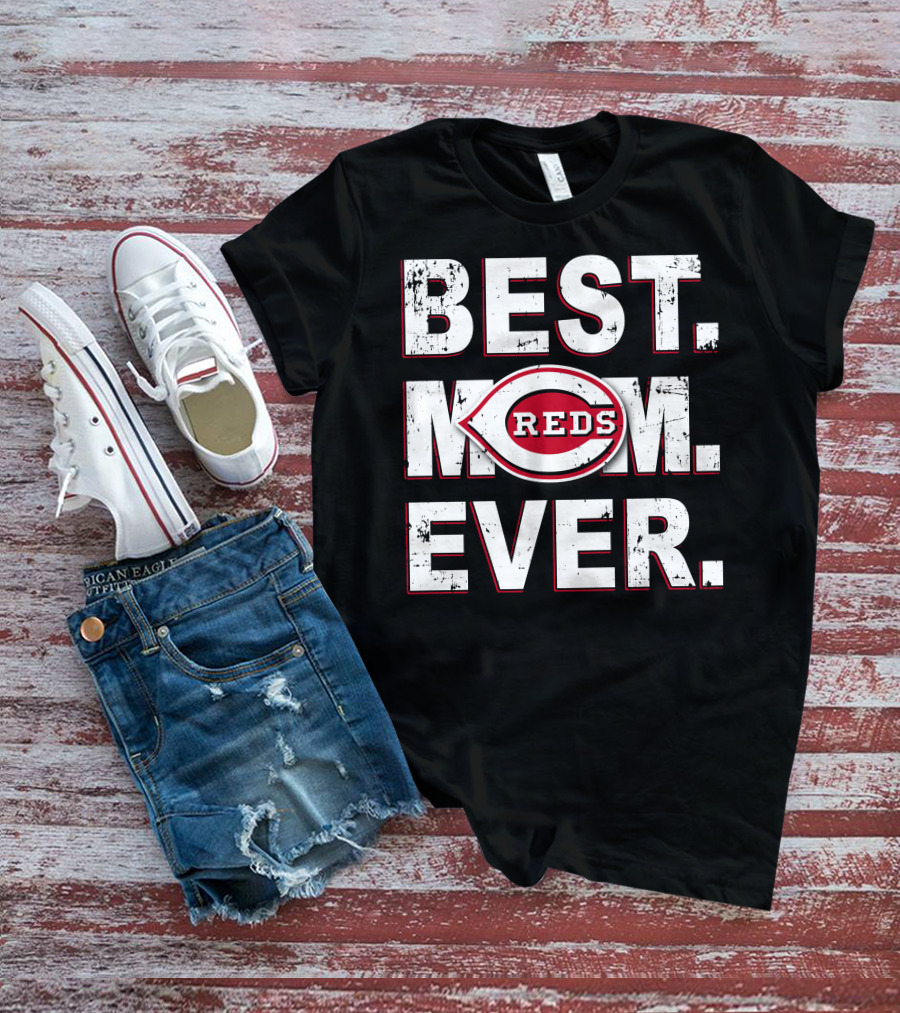 Best Mom Ever Reds T-Shirt