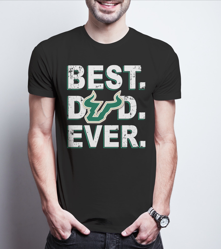 Best Dad Ever Usf Bulls T-Shirt