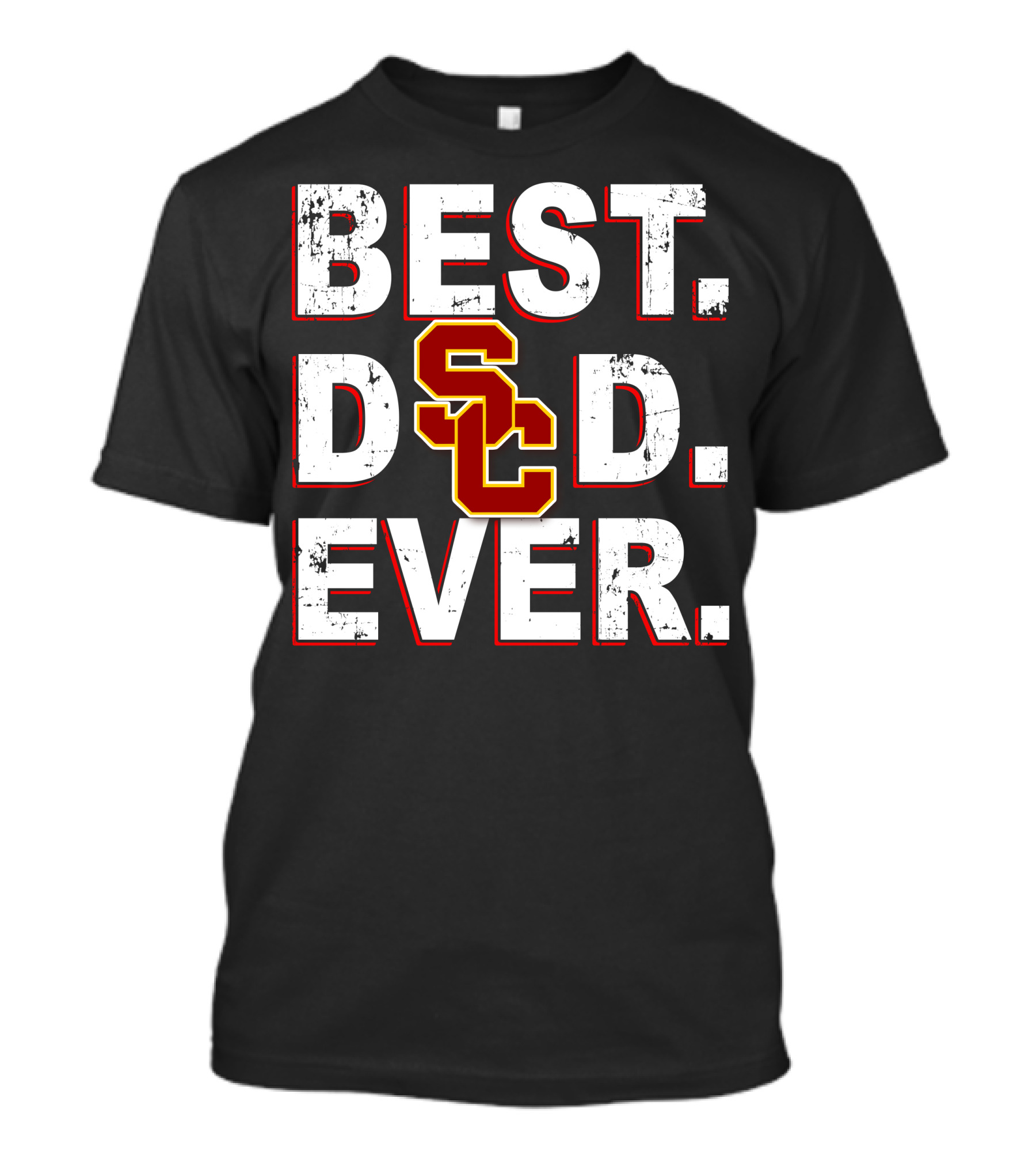 Best Dad Ever Sc Football Style T-Shirt