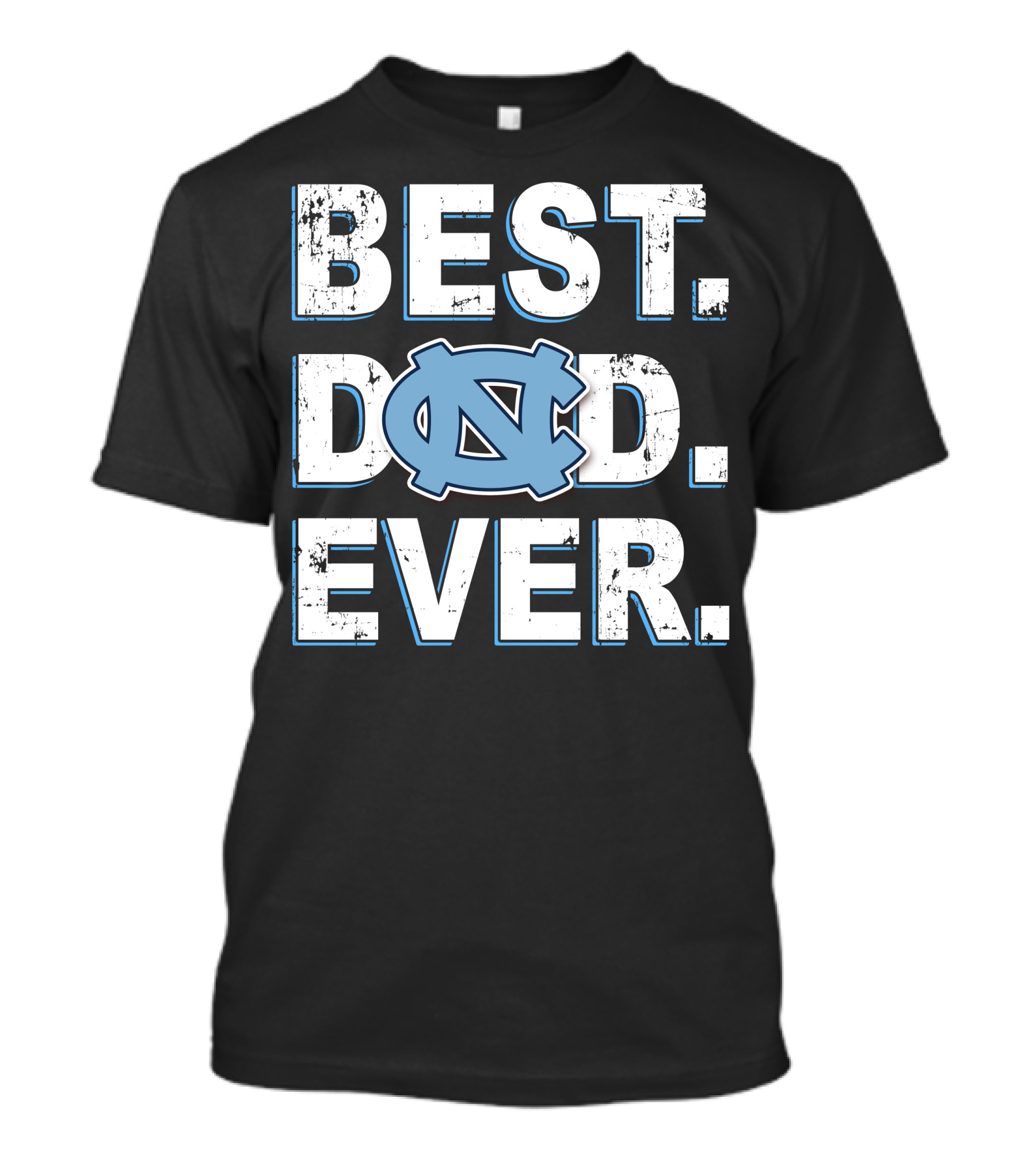 Best Dad Ever Unc Tar Heels T-Shirt