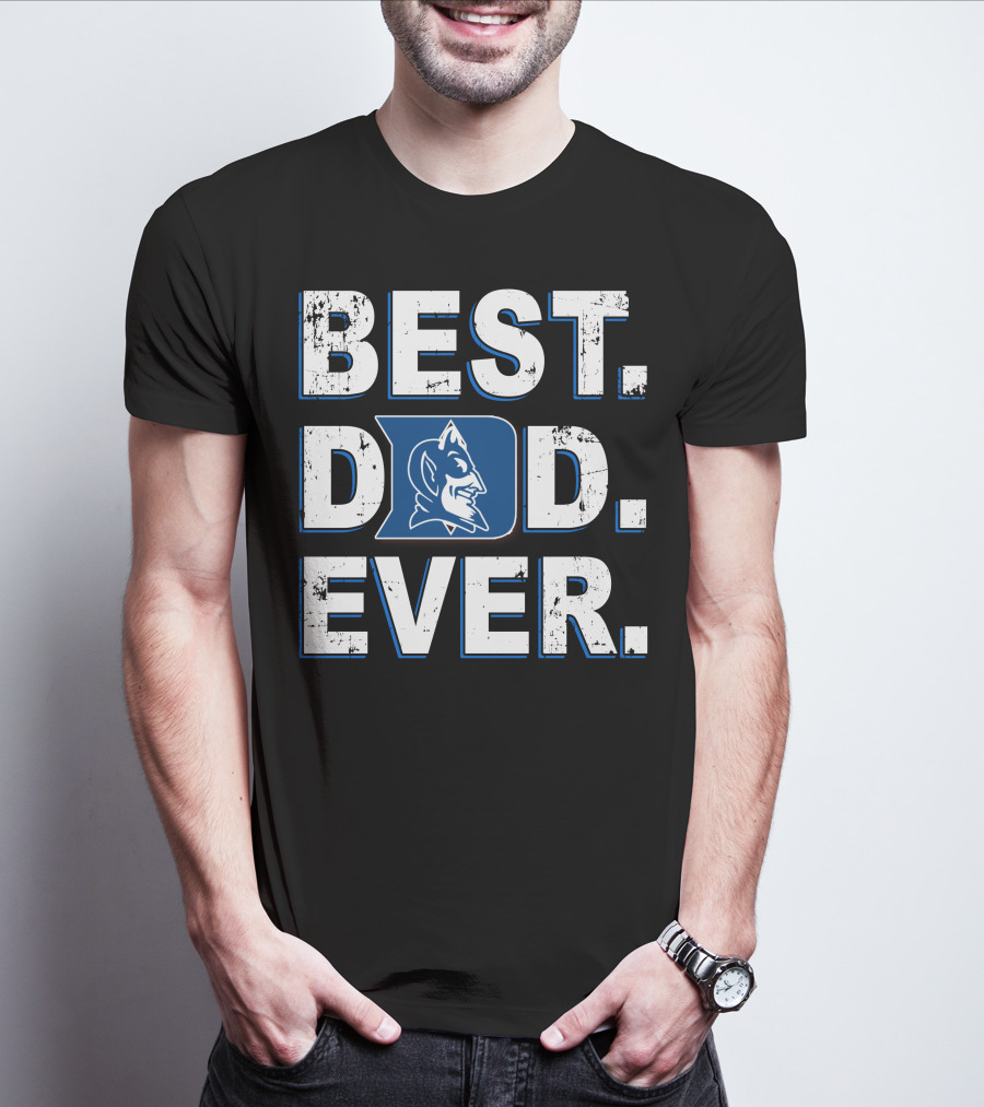 Best Dad Ever Blue Devil Duke T-Shirt