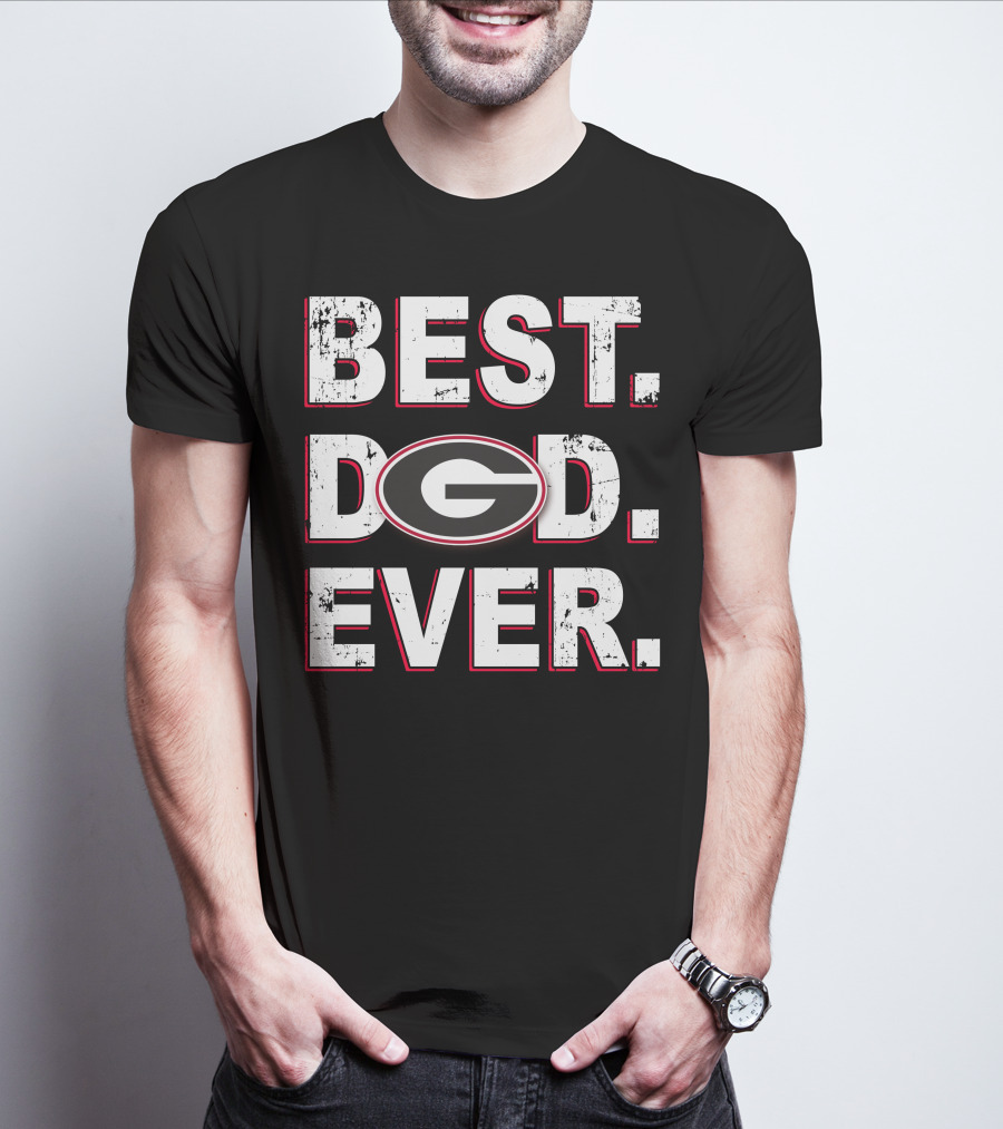 Best Dad Ever Georgia Bulldogs T-Shirt