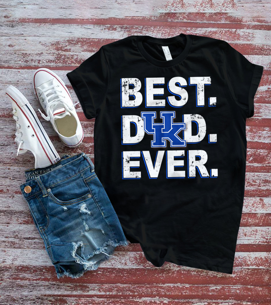 Best Dad Ever Uk Wildcats T-Shirt