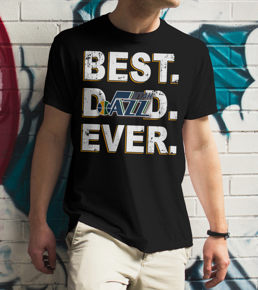Best Dad Ever Utah Jazz T-Shirt