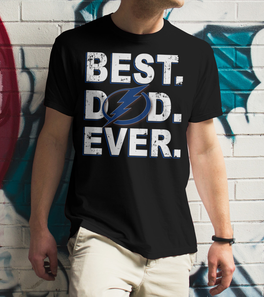 Best Dad Ever Tampa Bay Lightning T-Shirt