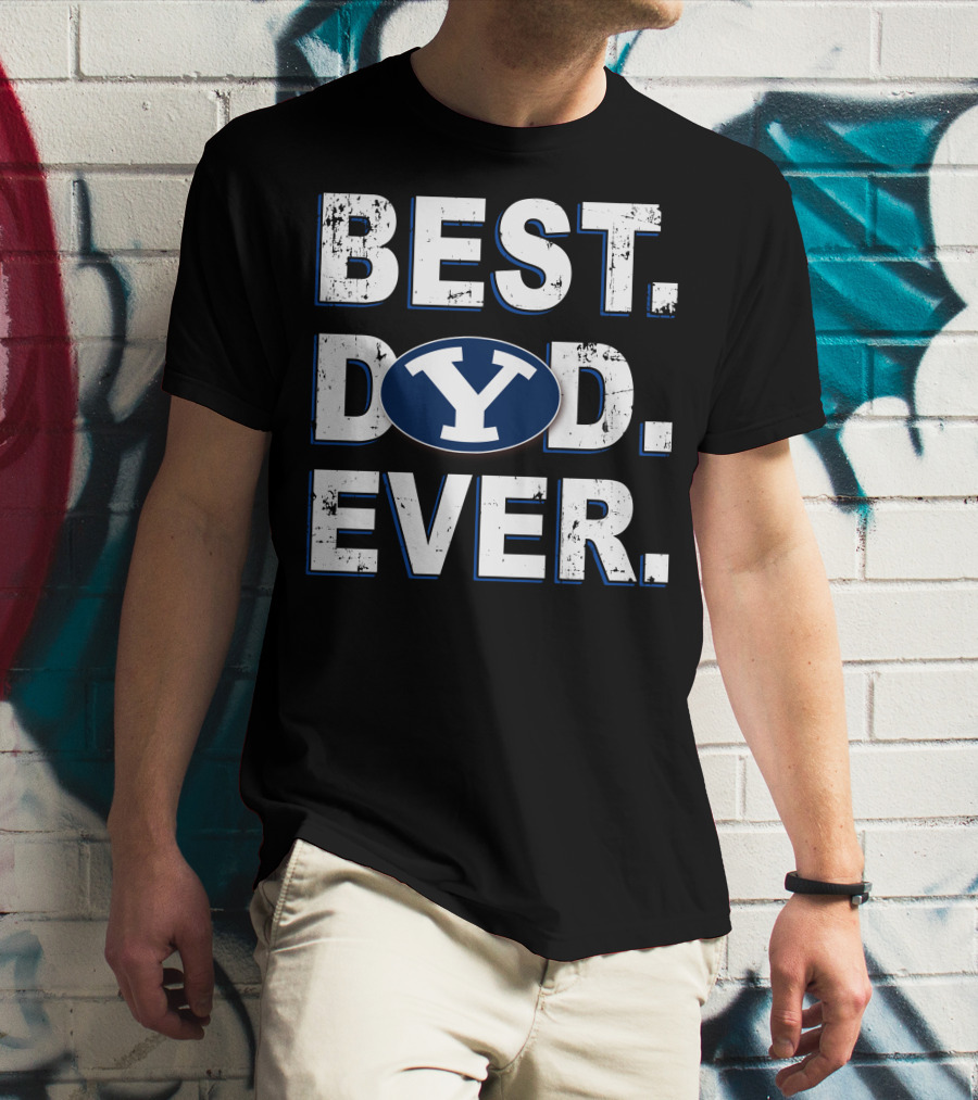 Best Dad Ever Byu Y Logo 016 T-Shirt