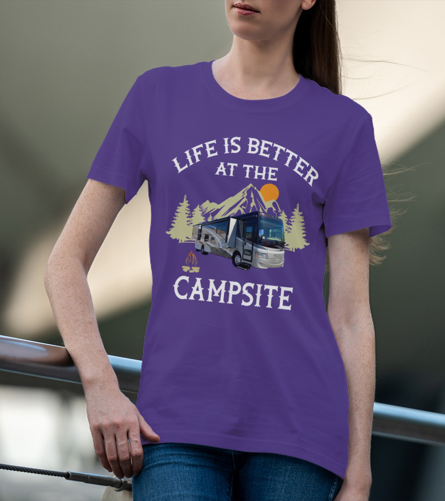 Life Is Better At The Campsite Tiffin Motorhomes ALLEGRO T-Shirt