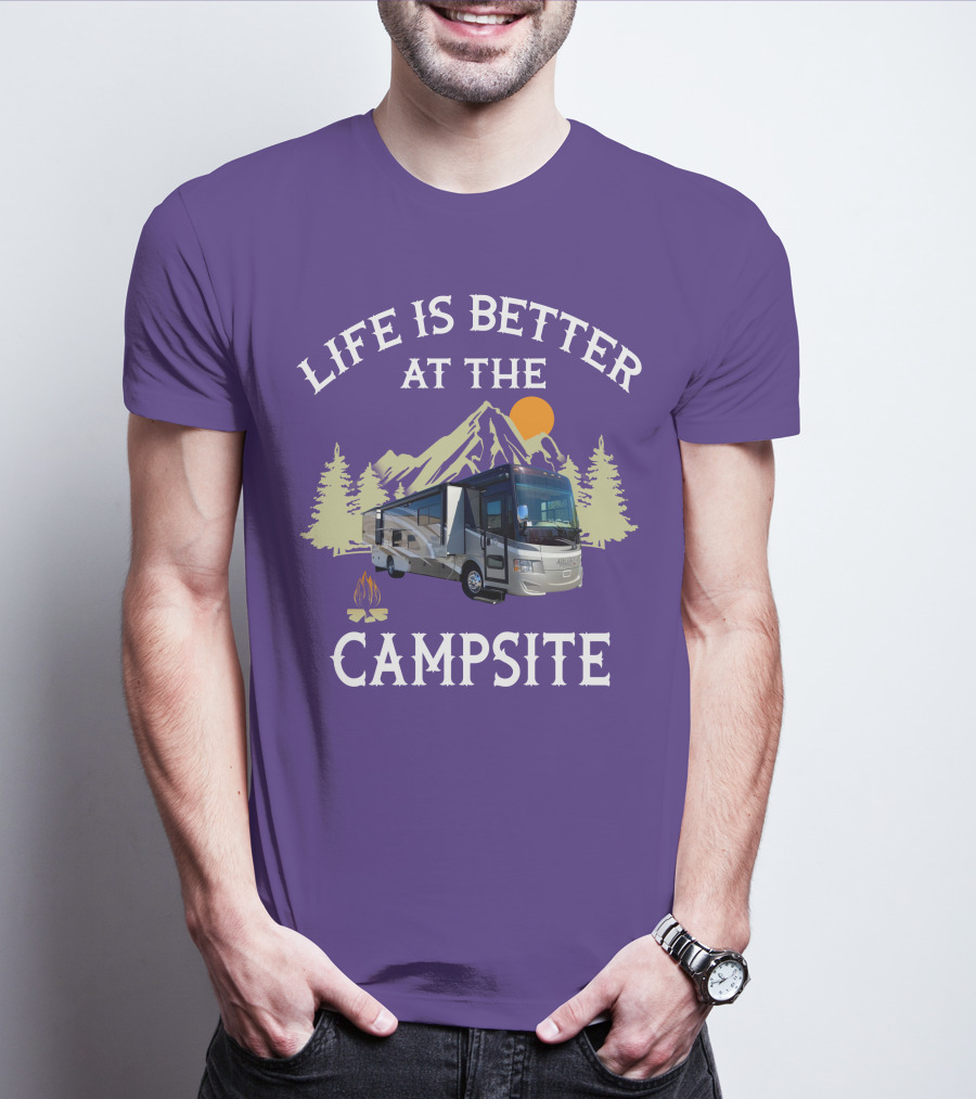 Life Is Better At The Campsite Tiffin Motorhomes ALLEGRO T-Shirt