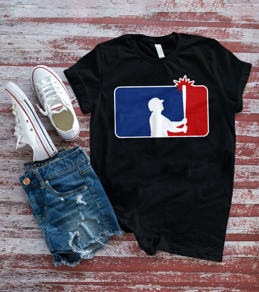 Let Brett Bang MLB Funny Parody Baseball Bat T-Shirt