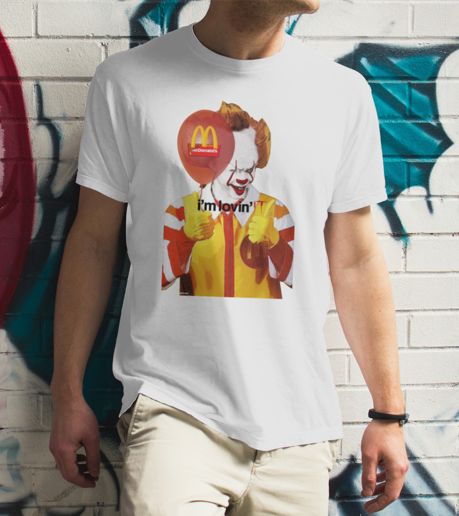 McDonald's I'm Lovin' It Clown Holding Red Balloon T-Shirt