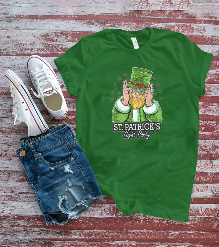 ST. PATRICK'S NIGHT PARTY Irish Leprechaun T-Shirt