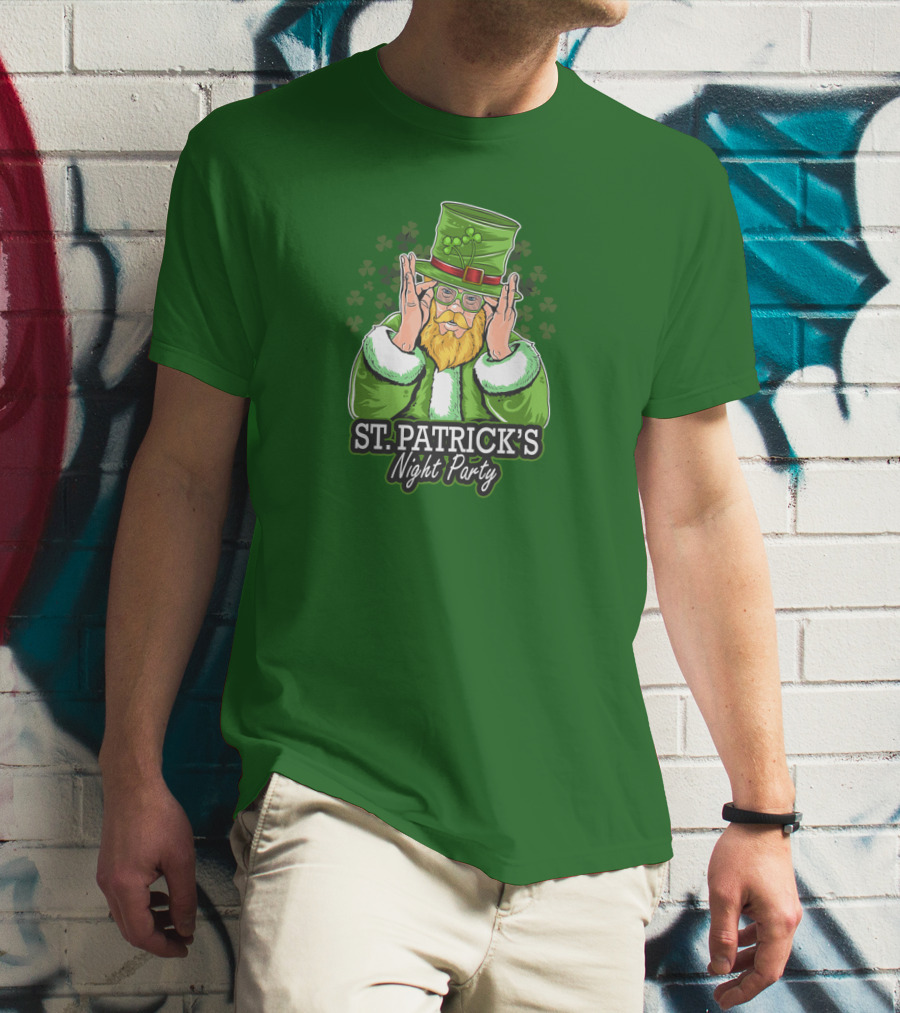 ST. PATRICK'S NIGHT PARTY Irish Leprechaun T-Shirt