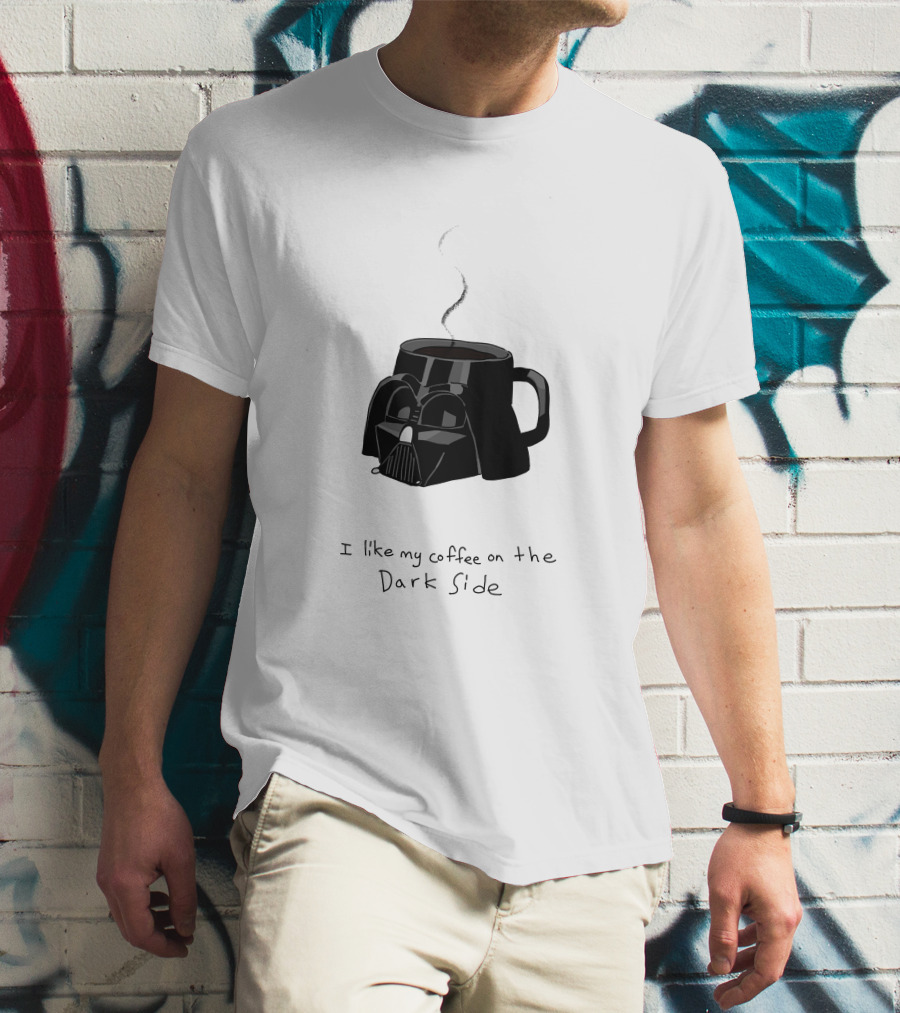 I Like My Coffee On The Dark Side Darth Vader Mug T-Shirt